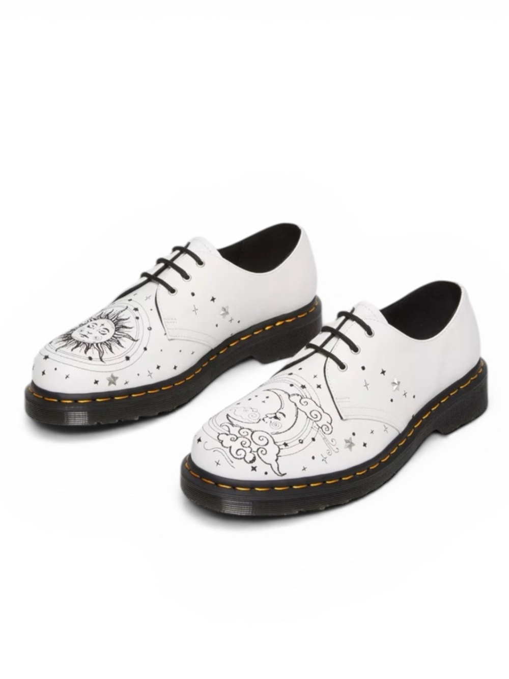 Doc Martens 1461 Cosmic Embroidered Leather Oxford Shoes | 8 (39) - Picture 3 of 15